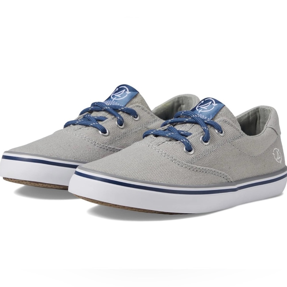 NWOT - Sperry Unisex-Child Spinnaker Washable Sneaker in grey - Size 3.5